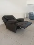 Kiti cha Kujirembesha cha 1-Seater Mpya - Kitambaa Nyeusi - 1