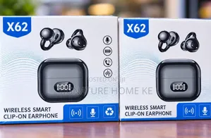 Earpods za Klipu zisizo na Waya - Nyeusi
