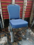 Blue Fabric Banquet Chair - Heavy-Duty Conference Event Chair - 2