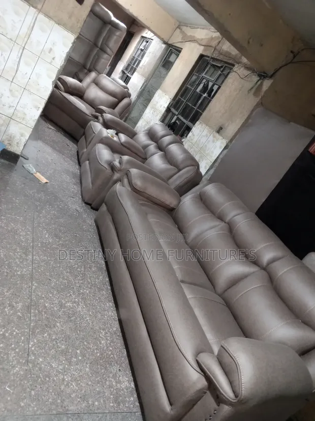 Semi Recliner Seven Seater Sofa Set - 1