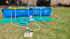 Intex Dimbwi la Nje 450x220x84cm na Vifaa