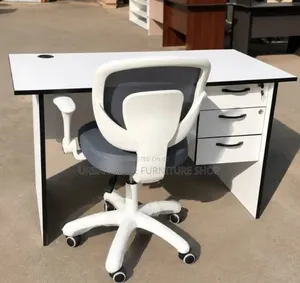 Boss Office Products Executive Desk - White
