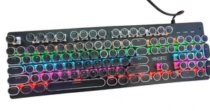 Yindiao ZK-4 Retro Typewriter Mechanical Gaming Keyboard RGB