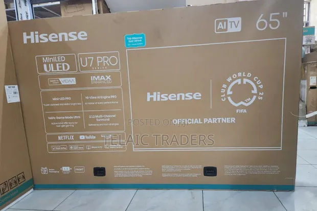 Hisense 65" U7 Pro Mini LED AI TV - 1