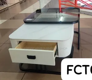 2-in-1 Square Glass Cocktail Tables