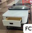 2-in-1 Square Glass Cocktail Tables - 2