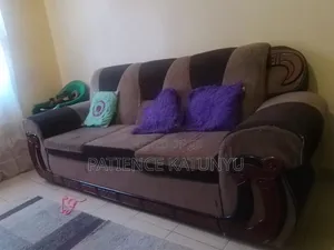 6 Seater Sofa - Brown