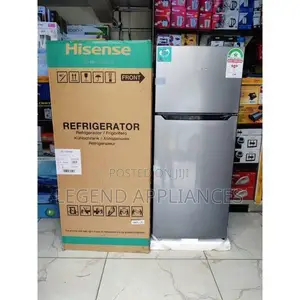 Hisense Fridge Mlango Mbili 120L - Rangi ya Silver