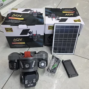 V380 AOV 4G Solar CCTV Camera with Night Vision