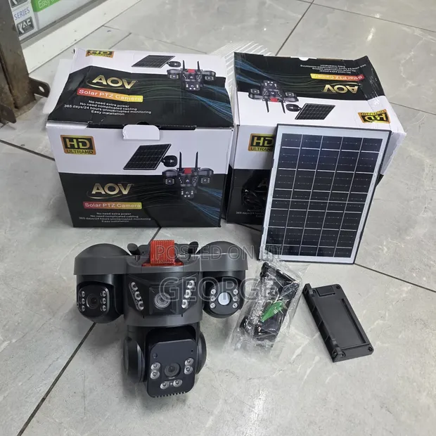 Kamera ya CCTV ya V380 4G Solar yenye Sauti ya Njia Mbili - 1