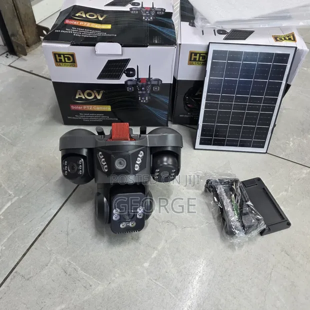 V380 AOV 4G Solar PTZ Camera with Motion Detection - 1