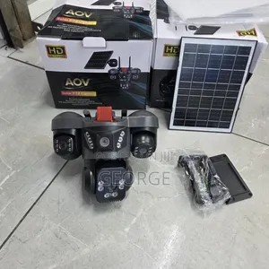 V380 AOV 4G Solar PTZ Camera with Motion Detection