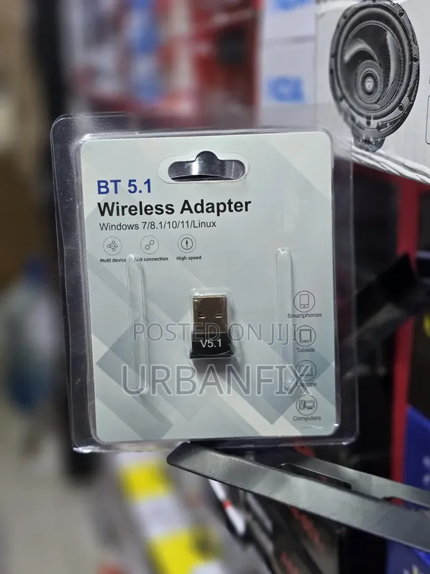 Bluetooth 5.1 Wireless Adapter/Dongle (10-20m Range) - 1
