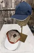 Kofia ya Baseball ya Loro Piana - Bluu na Kipaji cha Nyeupe - 4