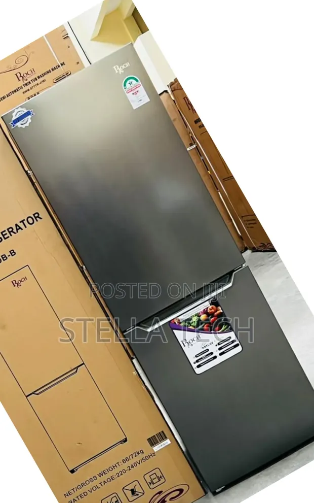 Roch No Frost Double Door Fridge (RFR-400DB-B) - 1