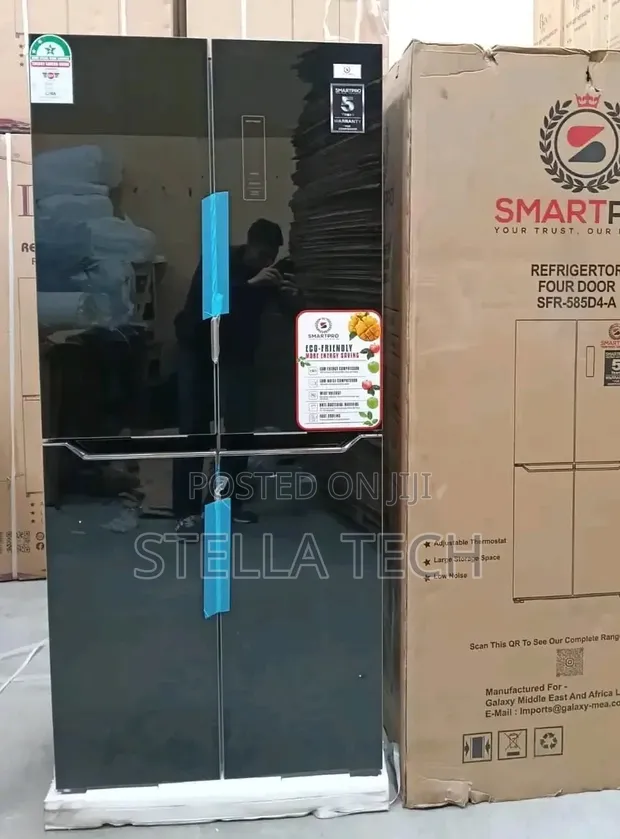 Smart Pro SFR 585 D4 Friji Milango Minne (Lita 421) - 1