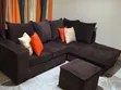 5-Seater L-Shaped Sofa with Ottoman - 2