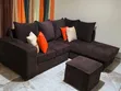 5-Seater L-Shaped Sofa with Ottoman - 3
