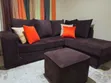 5-Seater L-Shaped Sofa with Ottoman - 5