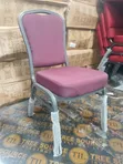 Maroon Fabric Banquet Chair - Heavy-Duty Conference Event Chair - 1