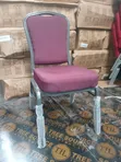 Maroon Fabric Banquet Chair - Heavy-Duty Conference Event Chair - 2