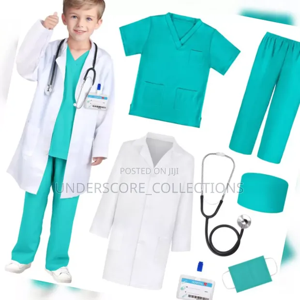 Professional Kids Doctor Cosplay Costume - 1