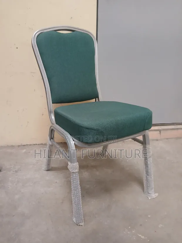 Green Fabric Banquet Chair - Premium Conference Event Chair - 1