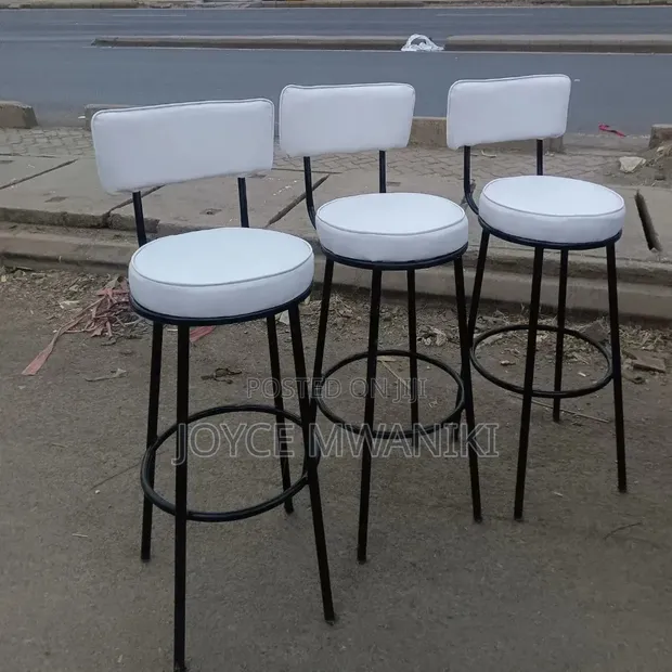 Viti Vyeusi vya Bar vya Ngozi Nyeupe - 1