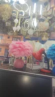 Pink Feather Table Lamp - 1