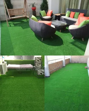 Artificial Green Grass Carpet for Thermoproof Installation