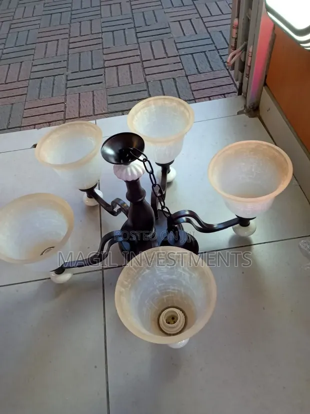 Vintage 5-Arm Chandelier - 1