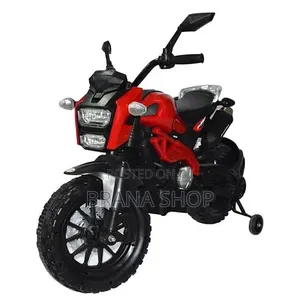 12V Rechargeable Kids Electric Sports Ride-on Motorbike - Red