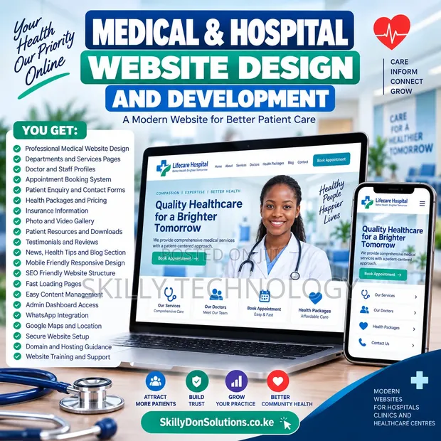 Medical Hospital Website Design & Development - 1