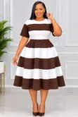 Fit-and-Flare Midi Dress - 2