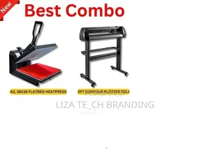 A3 Flatbed Heat Press & 2FT Cutting Plotter Combo