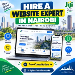 Mtaalamu wa Tovuti kwa Ubunifu na Maendeleo Nairobi