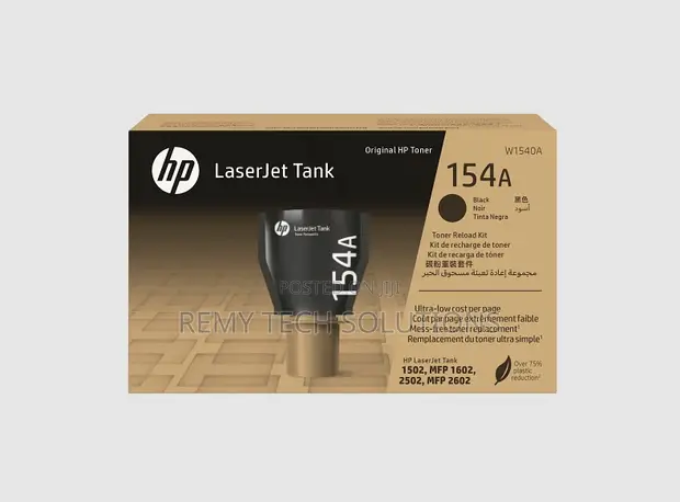 HP 154A Rangi Nyeusi Toner Reload Kit kwa LaserJet Tank - 1
