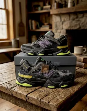 New Balance 9060 Black Mule Sneakers