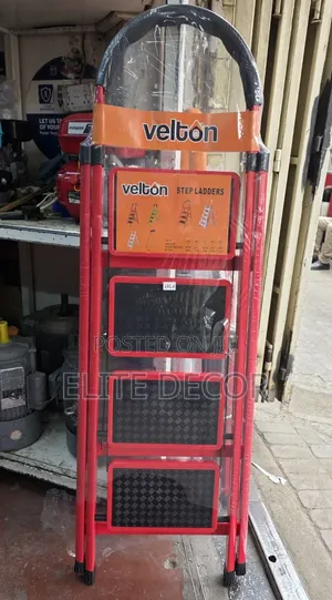Velton 4-Step Folding Steel Ladder