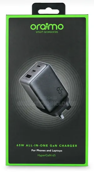 Oraimo HyperGaN 65W Charger Yote-kwa-Moja