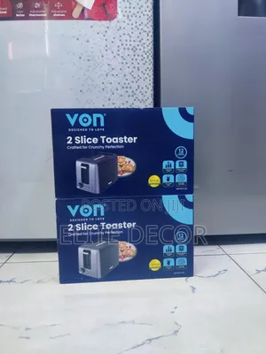 Von VBT207CDK 2-Slice Toaster – 700W