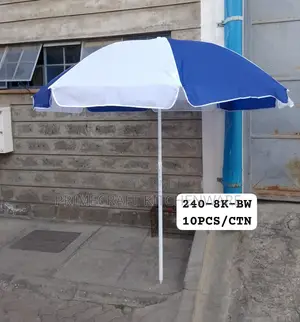 Mama Mboga Umbrella - White & Blue