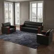 Seti ya Sofa ya Ngozi ya Executive ya Viti 5 kwa Ofisi - 2