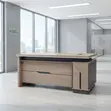 Executive 1600mm L-Extension Office Desk with Drawer - 1