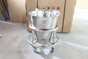 Bucket ya Miguu ya Stainless Steel