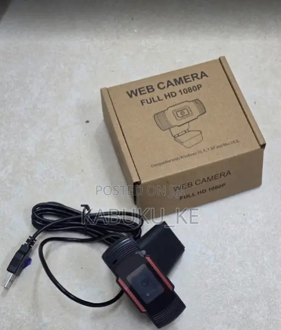 Webcam ya Full HD 1080p yenye Microphone Iliyojengewa Ndani - 1