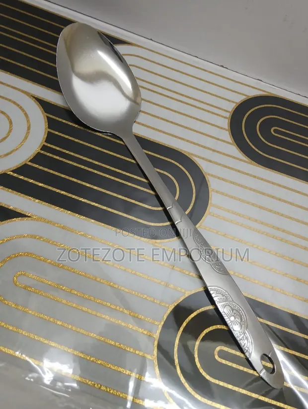 Stainless Steel Serving Spoon - 1