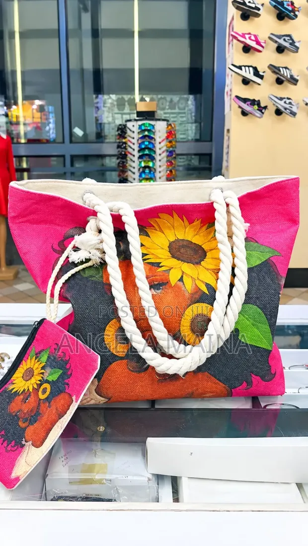 Mfuko Mkubwa wa Canvas na Pouch ya Bure - 1
