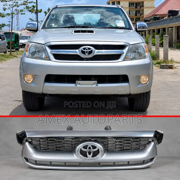 Toyota Hilux Vigo 2008 Onwards Chrome Grille - 1