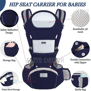 3-in-1 Hip Seat Baby Carrier - Comfortable Ergonomic